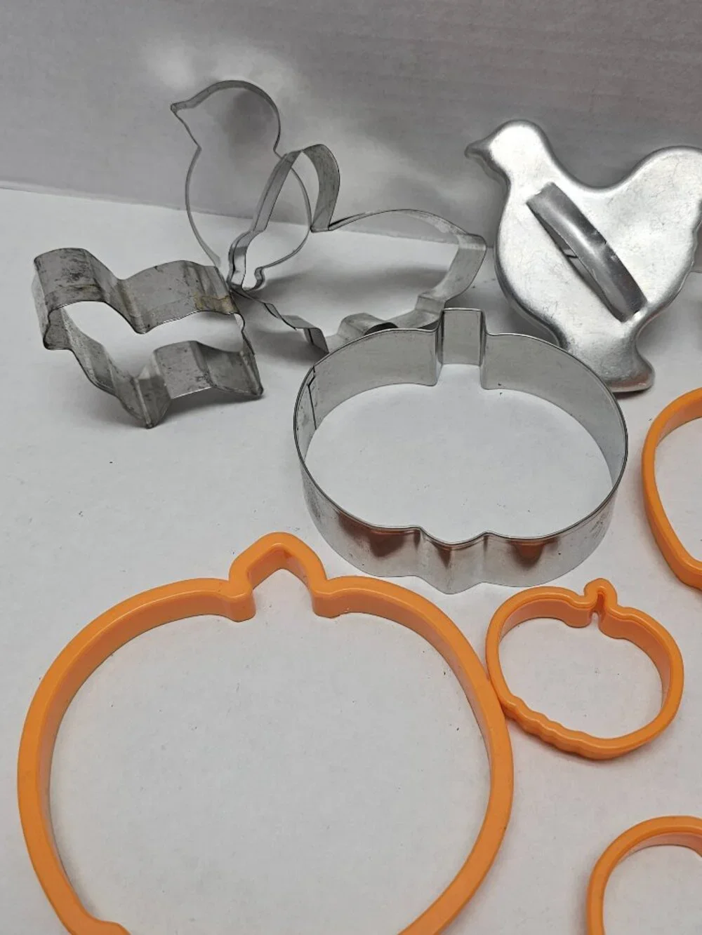Multi Lot Shape Size Cookie Cutters Pumpkin Chick Duck Rabbit Fish Penguin +